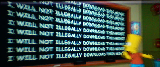 I will not illegally download this movie